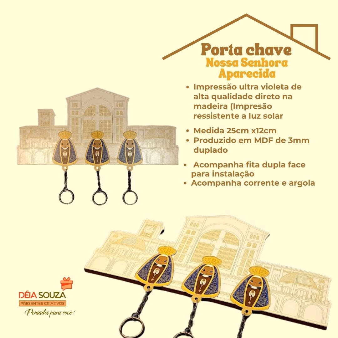Porta Chave Nossa Senhora Aparecida