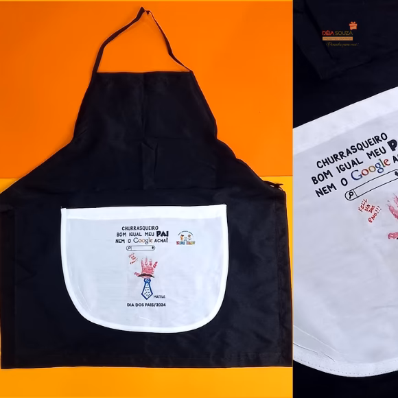 Avental Churrasco personalizado para Dia dos Pais