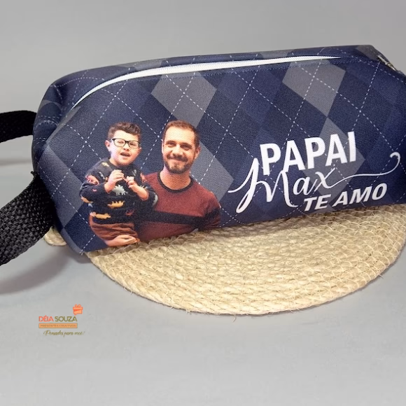 Necessiere Masculina Personalizada Dia dos Pai Mod2