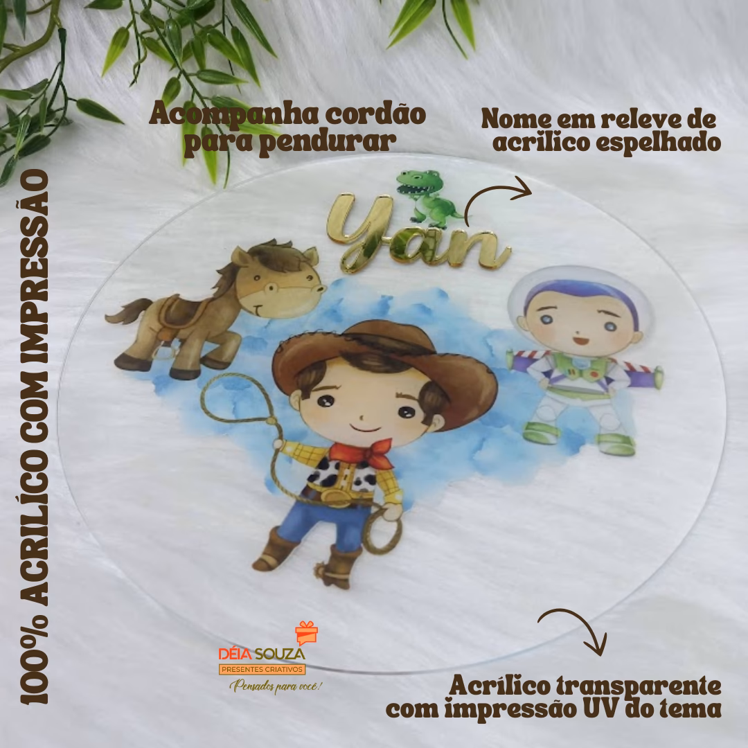 Porta Maternidade em Acrílico