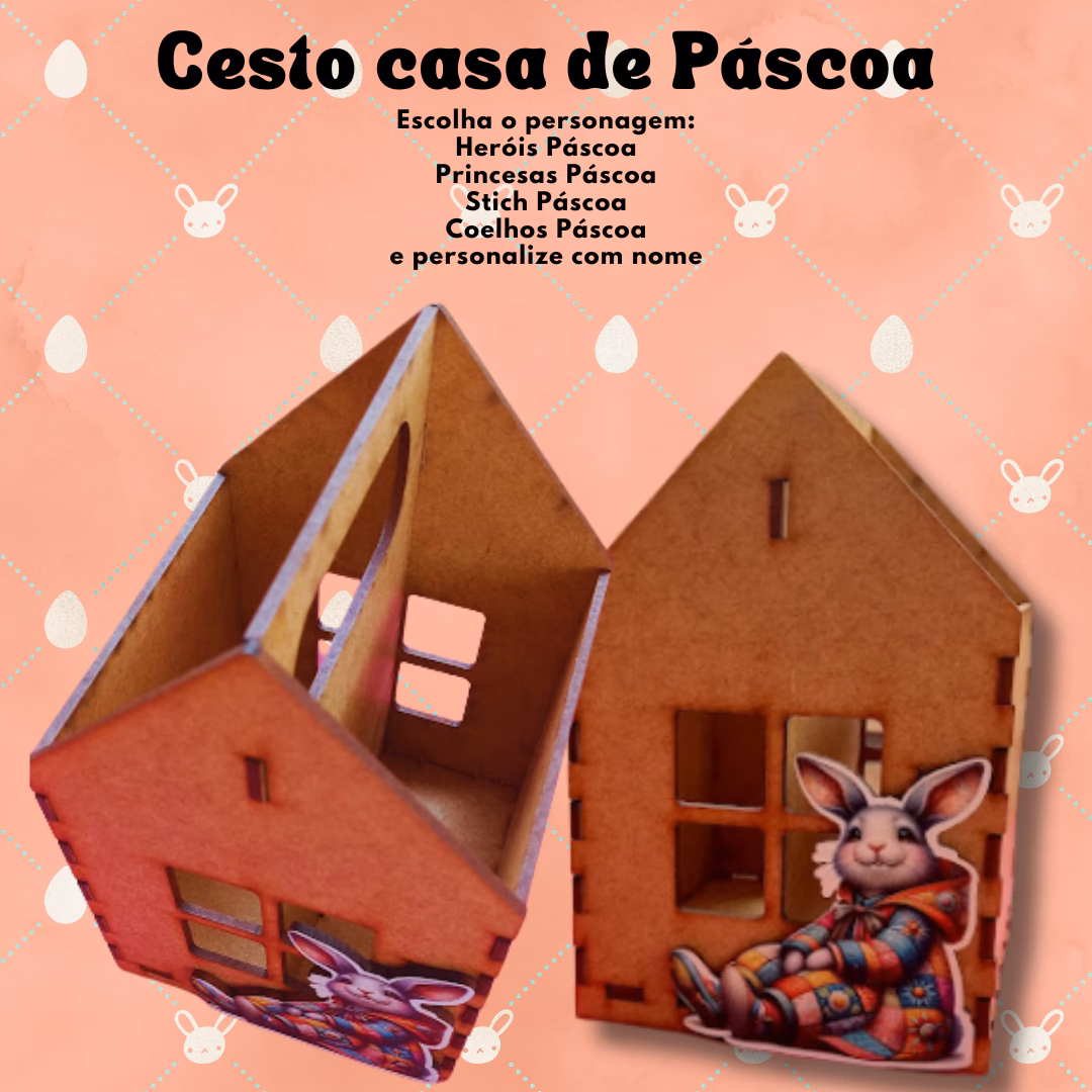 Cesto casa de Páscoa