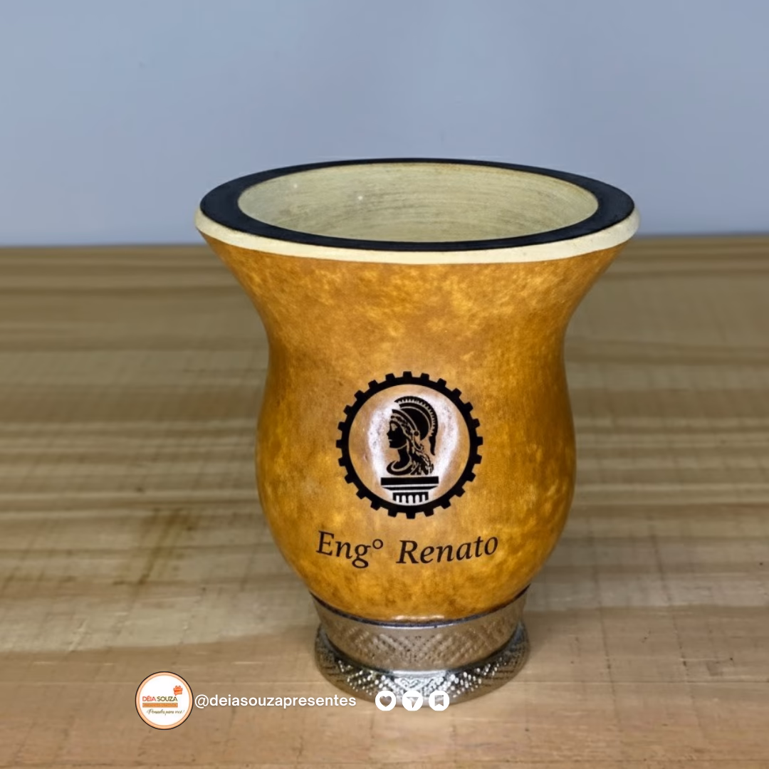 Cuia de Porongo com gravação a laser