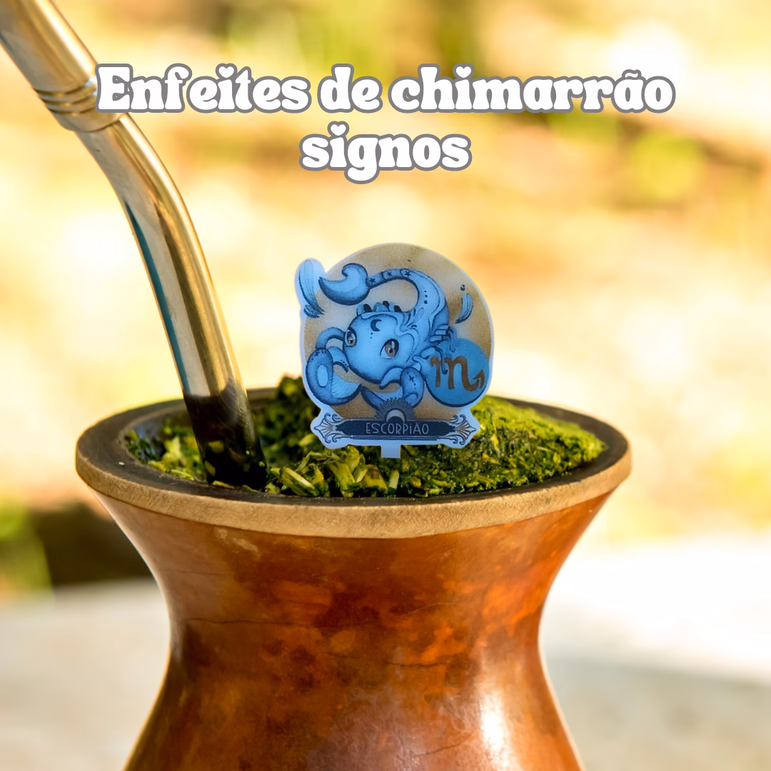 Enfeites de Chimarrão Signos