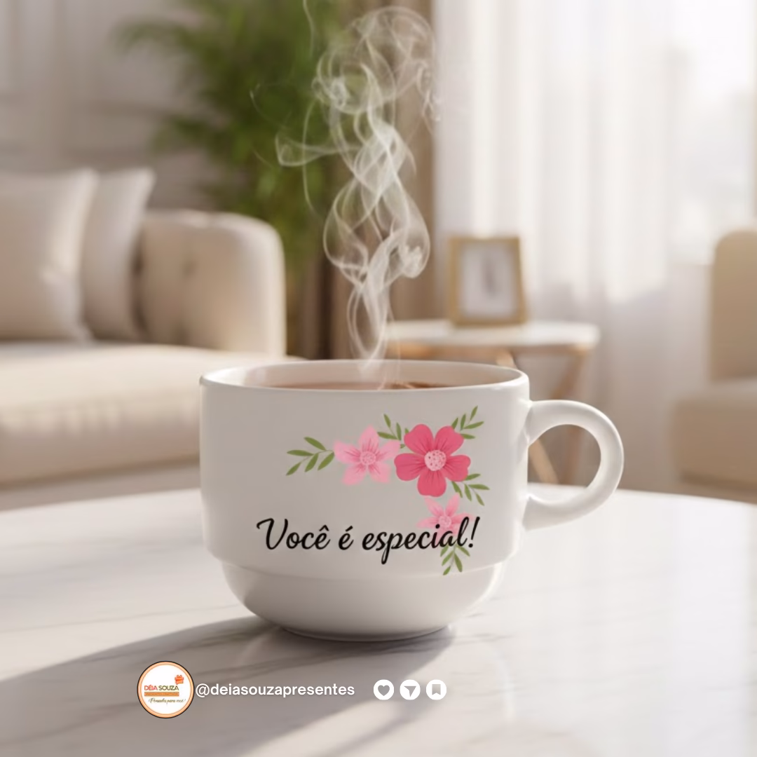 Xícara 150ml Dia Internacional da Mulher