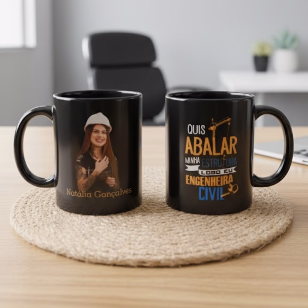 Caneca Preta Formatura