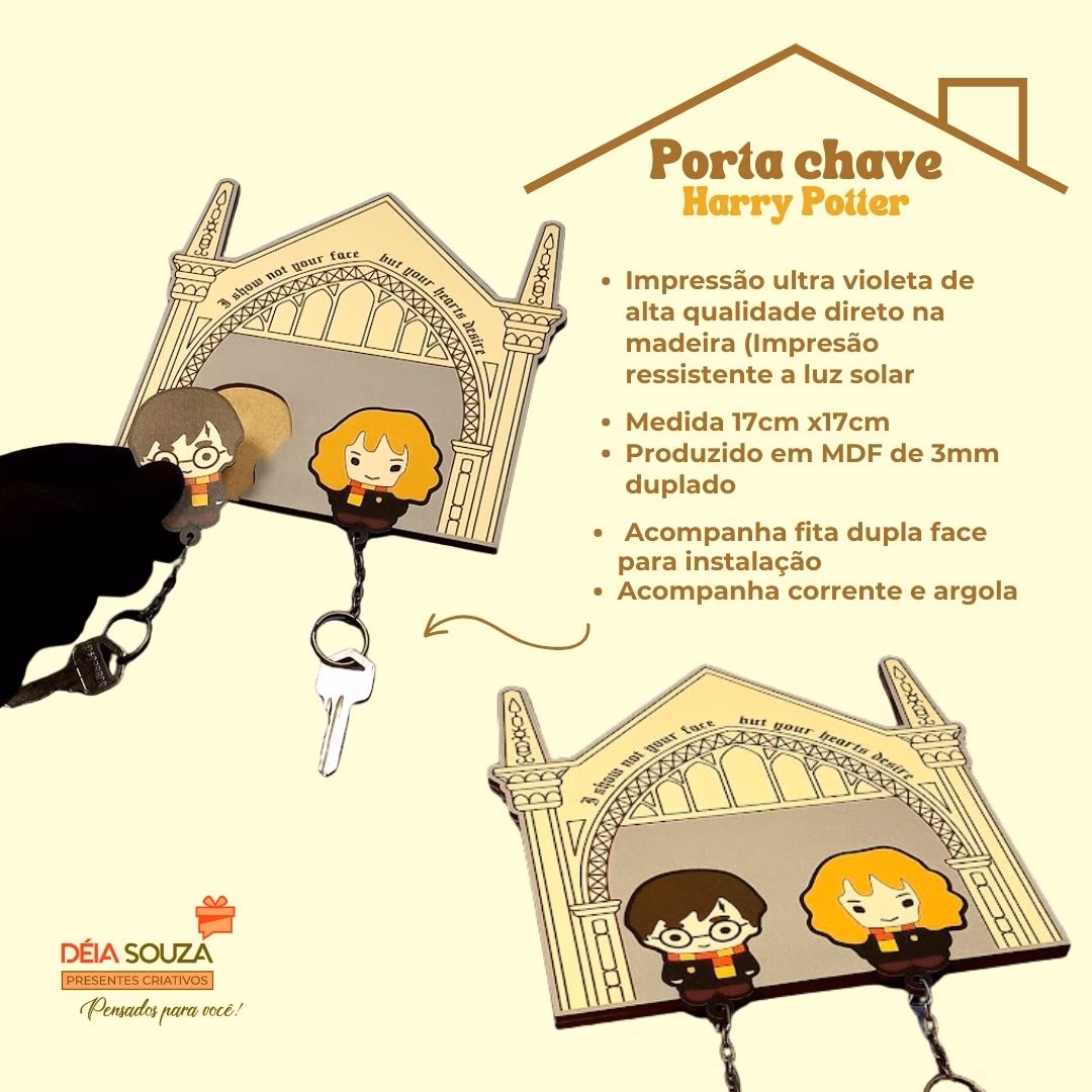 Porta Chave Harry Potter