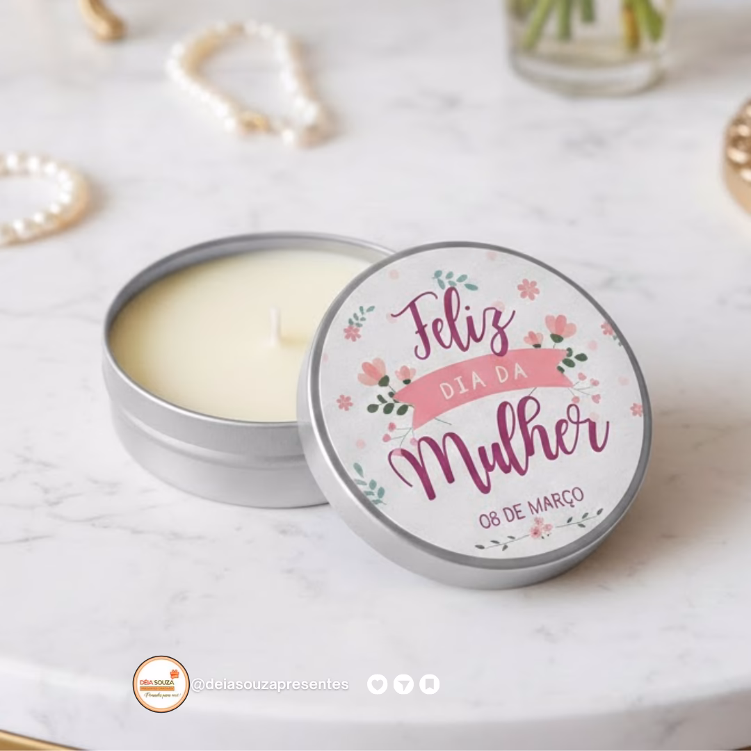 Vela aromática na lata 20 gramas