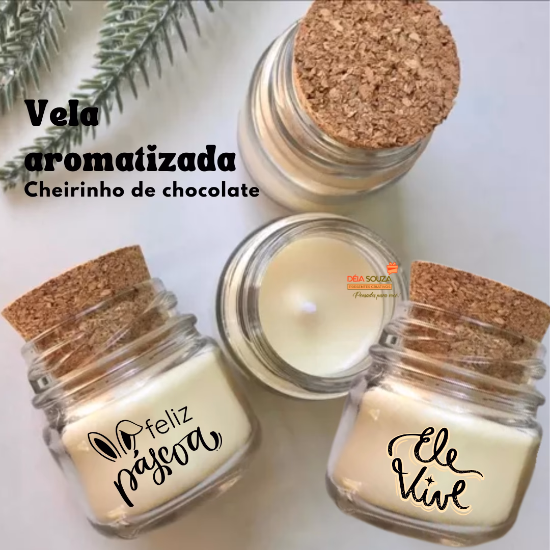 Mini Vela Aromática Páscoa 75g (Unidade)