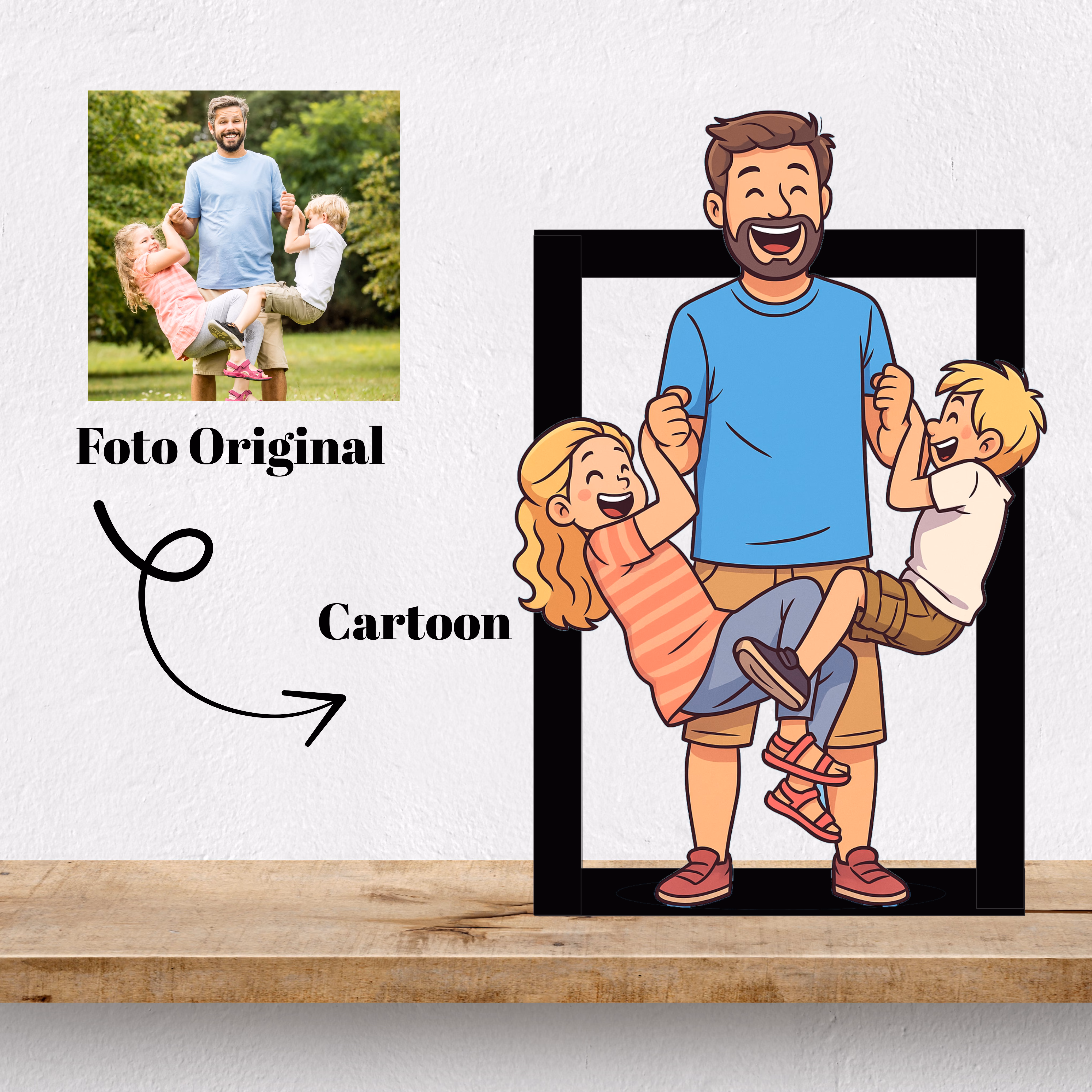 Quadro Moldura Cartoon